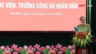 Thứ trưởng Trần Quốc Tỏ dự giao ban công tác quý I các học viện, trường CAND