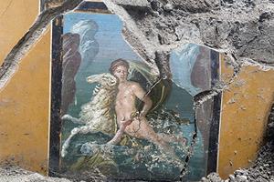 Phát hiện nhiều bức tranh tường tại thành cổ Pompeii