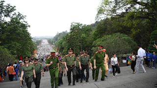 Bảo đảm an ninh trật tự giỗ Tổ Hùng Vương - Lễ hội Đền Hùng 2024