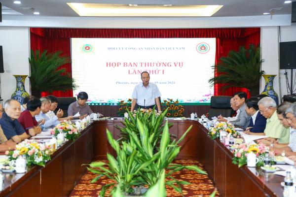 Hội Cựu CAND Việt Nam họp Ban thường vụ lần I