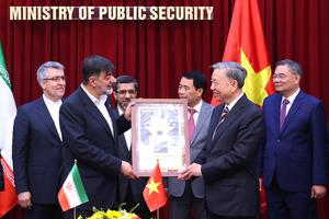 Việt Nam - Iran tiếp tục thúc đẩy hợp tác trong lĩnh vực thực thi pháp luật