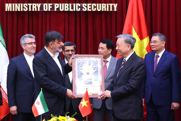 Việt Nam - Iran tiếp tục thúc đẩy hợp tác trong lĩnh vực thực thi pháp luật