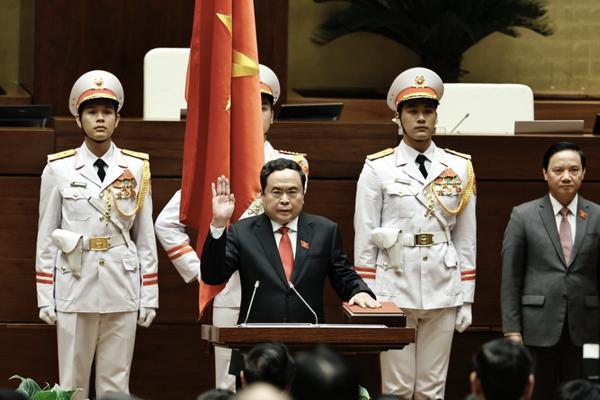 Đồng chí Trần Thanh Mẫn tuyên thệ nhậm chức Chủ tịch Quốc hội khóa XV