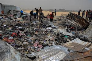 Kết quả điều tra nguyên nhân vụ nổ chết người tại khu lều trại ở Rafah