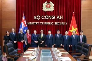Việt Nam - Australia mở rộng hợp tác trong lĩnh vực thực thi pháp luật
