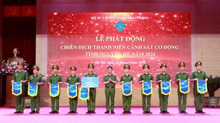 Tuổi trẻ Cảnh sát cơ động phát động chiến dịch tình nguyện hè 2024