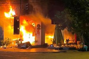 Cháy cửa hàng MIXUE ở thành phố Hà Tĩnh