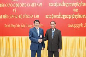 Việt Nam – Lào đẩy mạnh hợp tác phòng, chống tội phạm