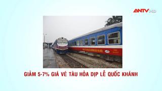 Giảm 5-7% giá vé tàu hỏa dịp lễ Quốc khánh