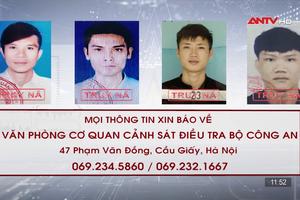  Công an tỉnh Quảng Bình truy nã 4 đối tượng  