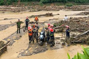 Điện Biên: Lũ quét, sạt lở đất làm 2 người tử vong, 10 người mất tích