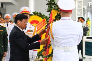 Nguyên thủ các quốc gia và đoàn quốc tế viếng Tổng Bí thư Nguyễn Phú Trọng