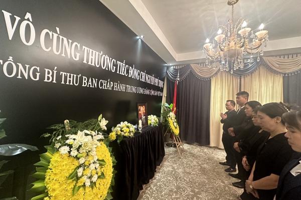 Lễ viếng và mở sổ tang Tổng Bí thư Nguyễn Phú Trọng tại các nước 