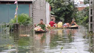 Hơn 7.400 nhân khẩu vùng úng ngập huyện Chương Mỹ cần cứu trợ