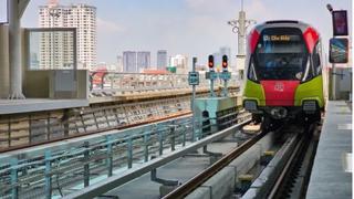Metro Nhổn - ga Hà Nội chính thức chạy đón khách từ 8h sáng nay