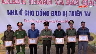 Bộ Công an bàn giao nhà ở cho nhân dân bị ảnh hưởng thiên tai 