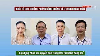 Khởi tố cựu trưởng phòng công chứng và 3 công chứng viên