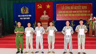 Công bố quyết định giảm án, tha tù dịp 2/9