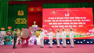 Kỷ niệm 40 năm Trường Đại học Kỹ thuật - Hậu cần CAND