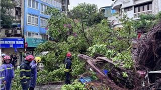 Công an Hà Nội triển khai các phương án ứng phó bão