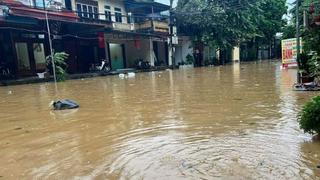  Thành phố Yên Bái mưa lớn