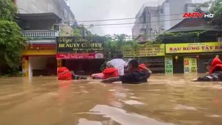  Công an các địa phương ra quân khắc phục hậu quả bão số 3 và mưa lũ