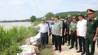 Tổng Bí thư, Chủ tịch nước Tô Lâm kiểm tra công tác phòng, chống lụt bão ở Tuyên Quang