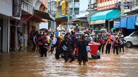 Bão Yagi tiếp tục gây mưa lớn và lũ lụt tại Lào, Thái Lan, Myanmar