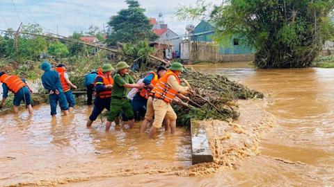 Lực lượng CAND chủ động triển khai phương án ứng phó, khắc phục hậu quả bão số 3