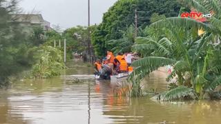 Cục Truyền thông CAND phối hợp với VTV hỗ trợ người dân vùng lũ