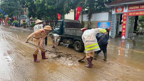 Mưa lớn diện rộng, một số địa phương tại Sơn La tiếp tục bị ảnh hưởng