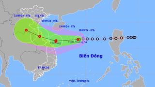 Áp thấp nhiệt đới đang tiến gần quần đảo Hoàng Sa