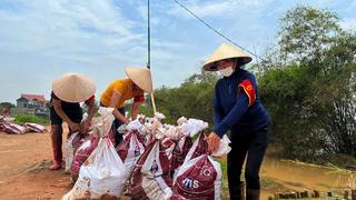 Thực hiện nghiêm ngặt công tác canh gác, bảo vệ đê