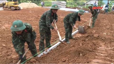  Lực lượng Công an tiếp tục giúp dân khắc phục hậu quả thiên tai