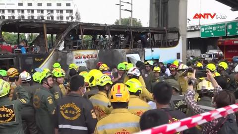 Cháy xe bus ở Thái Lan, hàng chục người thiệt mạng