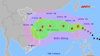 Bão Trà Mi khả năng ảnh hưởng tới vùng biển Đà Nẵng