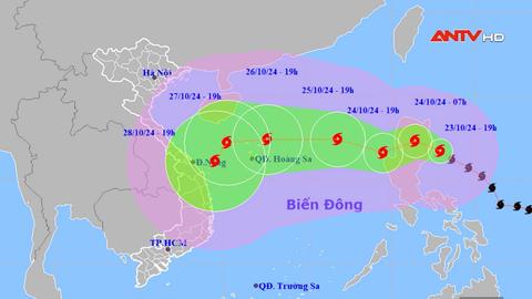 Bão Trà Mi khả năng ảnh hưởng tới vùng biển Đà Nẵng