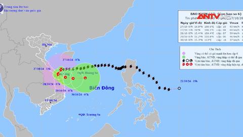Cập nhật tình hình mưa bão tại Đà Nẵng