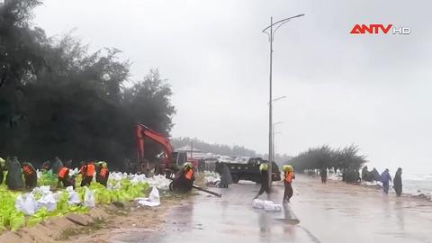 Bão số 6 áp sát bờ, các địa phương yêu cầu người dân không ra đường