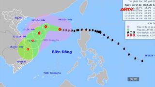 Bão số 7 đang rất mạnh trên biển, dự báo sẽ đổi hướng