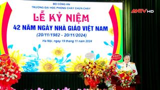  Đại học PCCC kỷ niệm 42 năm Ngày Nhà giáo Việt Nam 