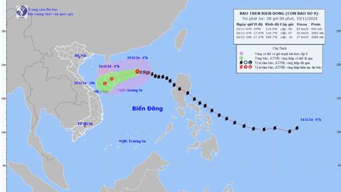 Tin bão trên biển Đông 