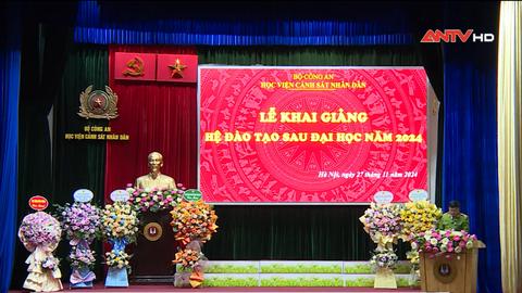 Học viện CSND khai giảng hệ đào tạo sau đại học năm học 2024 - 2025