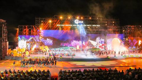 Khai mạc festival hoa Đà Lạt 2024 