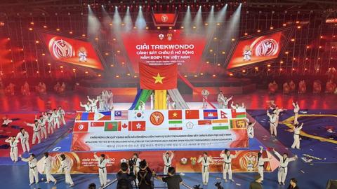 Khai mạc Giải Taekwondo Cảnh sát châu Á mở rộng năm 2024