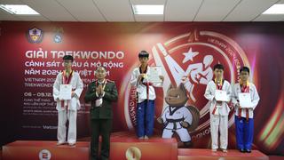 Ngày thi đấu thứ 3 Giải Taekwondo Cảnh sát Châu Á mở rộng năm 2024