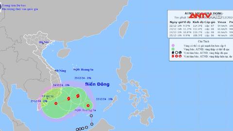 Biển Đông khả năng đón bão số 10