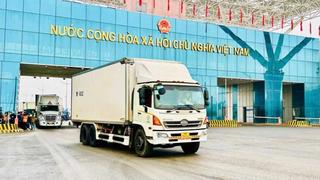 Hơn 750 tấn hàng thông quan qua cửa khẩu Bắc Luân II