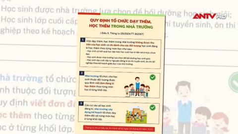 Chính thức quản lý dạy thêm, học thêm từ 14/2