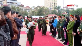 Tân binh sẵn sàng lên đường thực hiện nghĩa vụ CAND